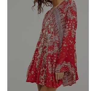 Free People Stevie Bell Sleeve Tunic/Mini Dress, Small, NWT